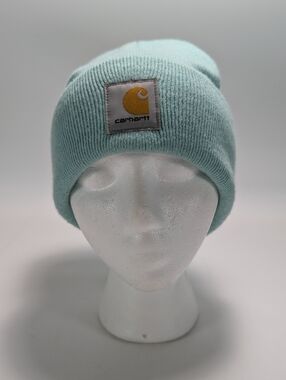 Carhartt A18 Acrylic Watch Hat Knit Cuffed Beanie in Skystone